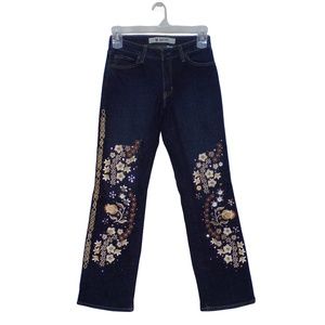 NWOT Gap Embroidered Boot Cut Jeans